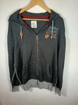 Sudadera Tom Tailor Gris con Capucha