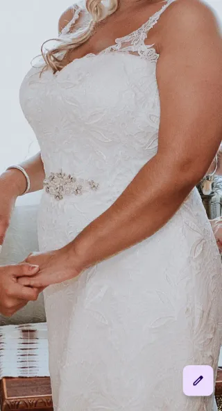 Vestido de Novia Encaje Blanco