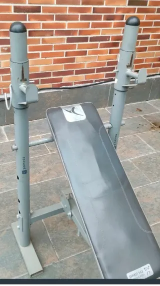 Banco de pesas Domyos BM210 plegable Decathlon