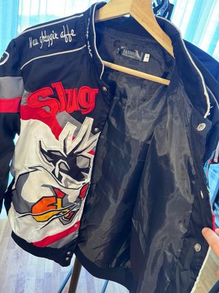 Chaqueta Bomber Slug Worm Racing Moto