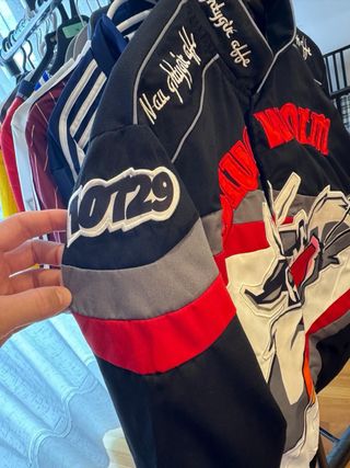 Chaqueta Bomber Slug Worm Racing Moto