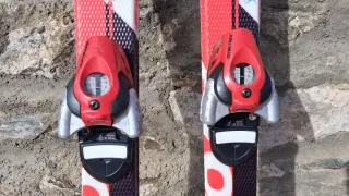 Esquís Atomic Race 130 con fijaciones