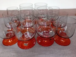 12 Bicchieri Vetro Murano Nason & Moretti