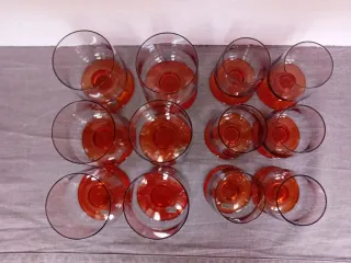 12 Bicchieri Vetro Murano Nason & Moretti