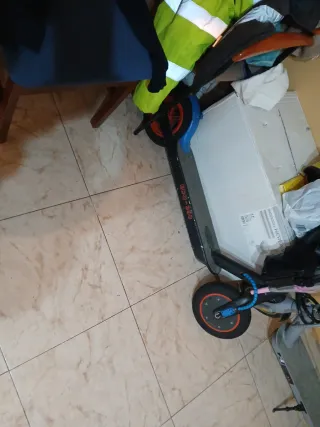 Patinete Eléctrico Azul para Piezas