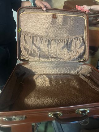Maleta Vintage de Cuero Marrón
