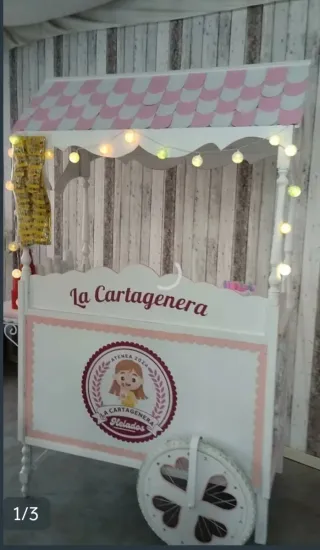 Carro de chuches o helados, para eventos