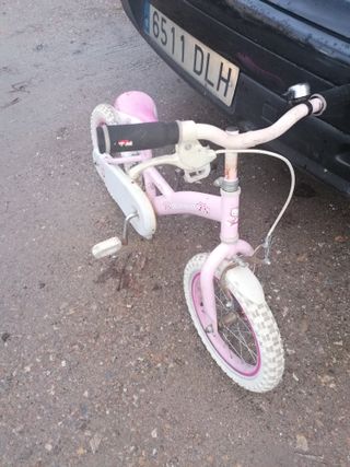 Bicicleta infantil rosa