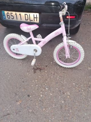 Bicicleta infantil rosa