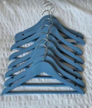 Lote 25 Perchas Infantiles Madera