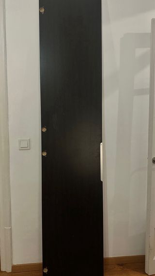Puerta armario IKEA PAX 50cm Negro Marrón + Bisagr