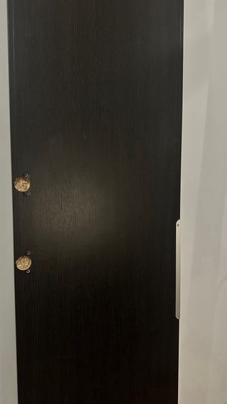 Puerta armario IKEA PAX 50cm Negro Marrón + Bisagr