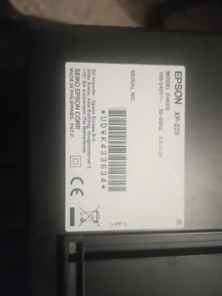 Impresora Epson XP-225 Negra