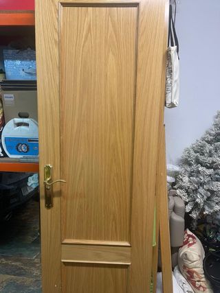 2 Puertas Madera Maciza Roble.