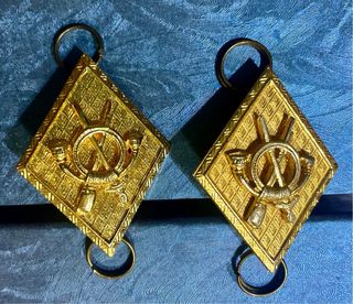 Pareja de Rombos Insignias General de Infantería