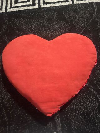 Peluche cuore paillettes reversibili