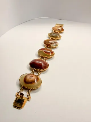 Bracciale Vintage Oro Pietre Naturali