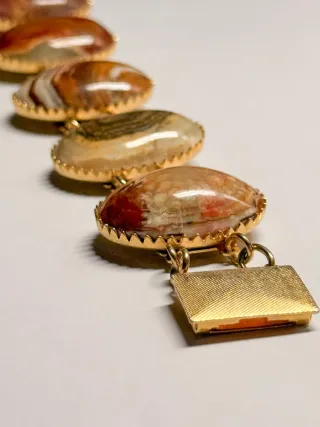 Bracciale Vintage Oro Pietre Naturali