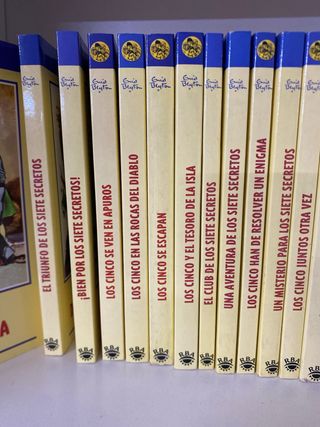 Libros de Los Cinco. 20 uds