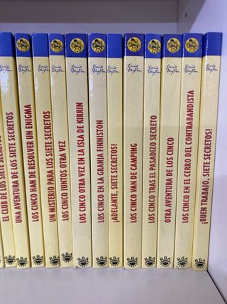 Libros de Los Cinco. 20 uds