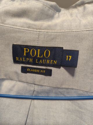 Camisa Polo Ralph Lauren Azul Talla XL