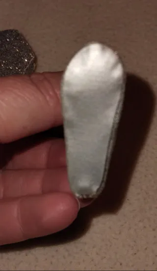 Botas Ken,  Barbie plateadas brillantes