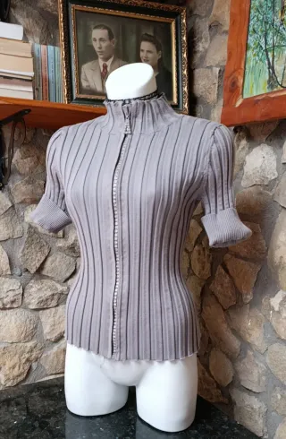 Jersey Y2K MCbling Vintage Gris