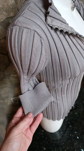 Jersey Y2K MCbling Vintage Gris