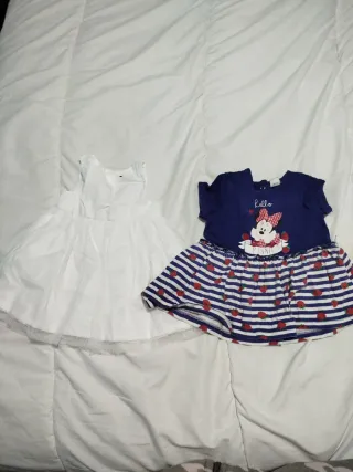 Lote de vestidos infantiles