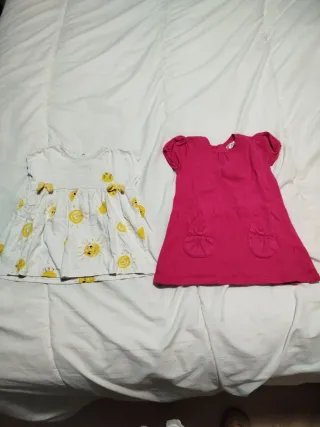 Lote de vestidos infantiles