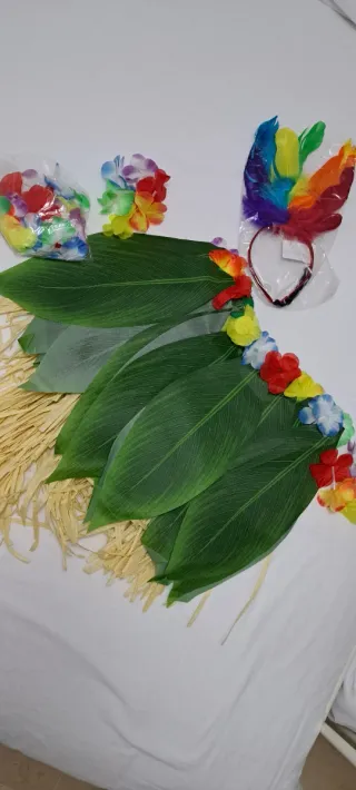 Disfraz Hawaiana Niña 6-8 años