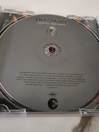 Megadeth - Cryptic Writings CD Remastered 2004