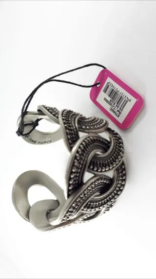 Pulsera Time Force Chapado Plata