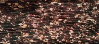 Falda plisada estampada multicolor