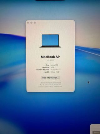 MacBook Air M2 Gris Espacial