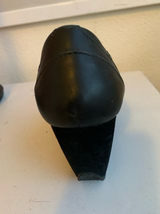 Camper Cuña Piel Negra Talla 39