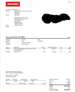 Lavadora KUNFT KWM5317 - 8kg - 1400 rpm