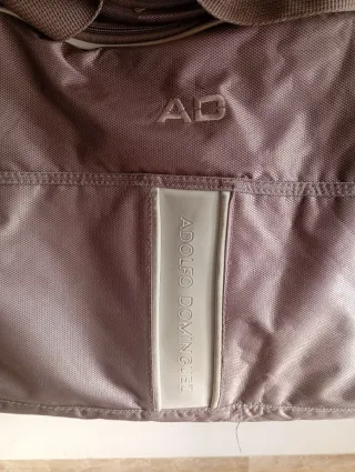 Bolsa viaje deporte Adolfo Dominguez Beige/Plata