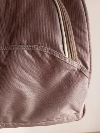 Bolsa viaje deporte Adolfo Dominguez Beige/Plata