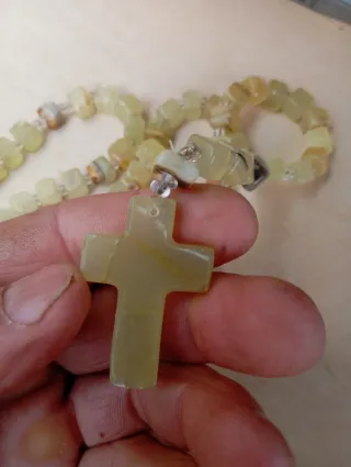 Rosario Vintage Ónix y Cruz