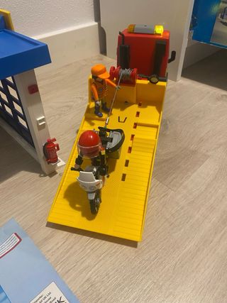 Playmobil Taller 70202 y Grúa 70199