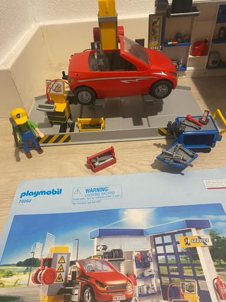 Playmobil Taller 70202 y Grúa 70199