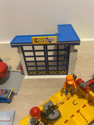 Playmobil Taller 70202 y Grúa 70199