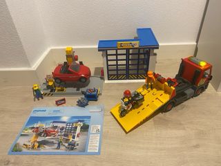 Playmobil Taller 70202 y Grúa 70199