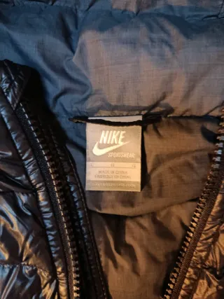 Abrigo Plumas Nike Negro