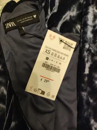 Vestido Terciopelo  Drapeado Midi. Sin estrenar