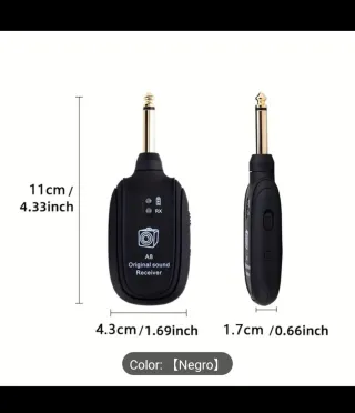 Sistema Inalámbrico Guitarra A8 TX/RX