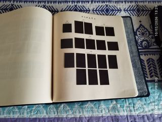 Álbum Hojas España 1854-1972 Filoestuches Negros