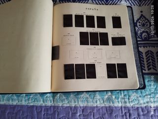 Álbum Hojas España 1854-1972 Filoestuches Negros