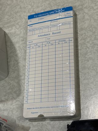 Máquina Registradora de Tiempo Electrónica